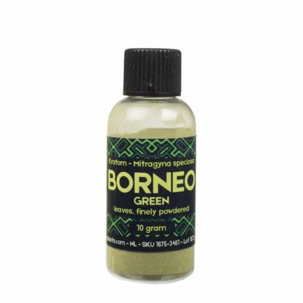 Kratom Borneo Green fein gemahlen 10-25 g – Sacred Plants